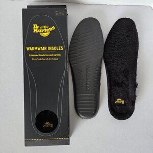 UNISEX Dr. Martens WarmWair Insoles Faux Fur Black NEW Multi-Sizes Comfort Cozy